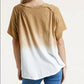 Umgee - Dip Dye Raw Edged Top