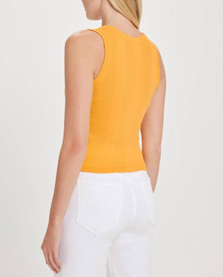 Goldie Tees - Variegated Rib Crop Tank Top