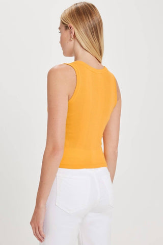 Goldie Tees - Variegated Rib Crop Tank Top