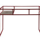 Yasin Glass Top Writing Desk