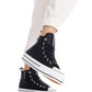 Xti - Women's Casual High Top Sneakers