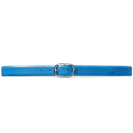 Lauren Ralph Lauren Whitby Center Bar Buckle Belt Cyan Blue Large