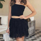 Venti6 - Off Shoulder Crop Tank Top