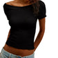 Free People - Ribbed Seamless Tee