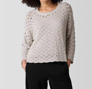 Eileen Fisher - Cotton Fluff Bracelet Sleeve Top