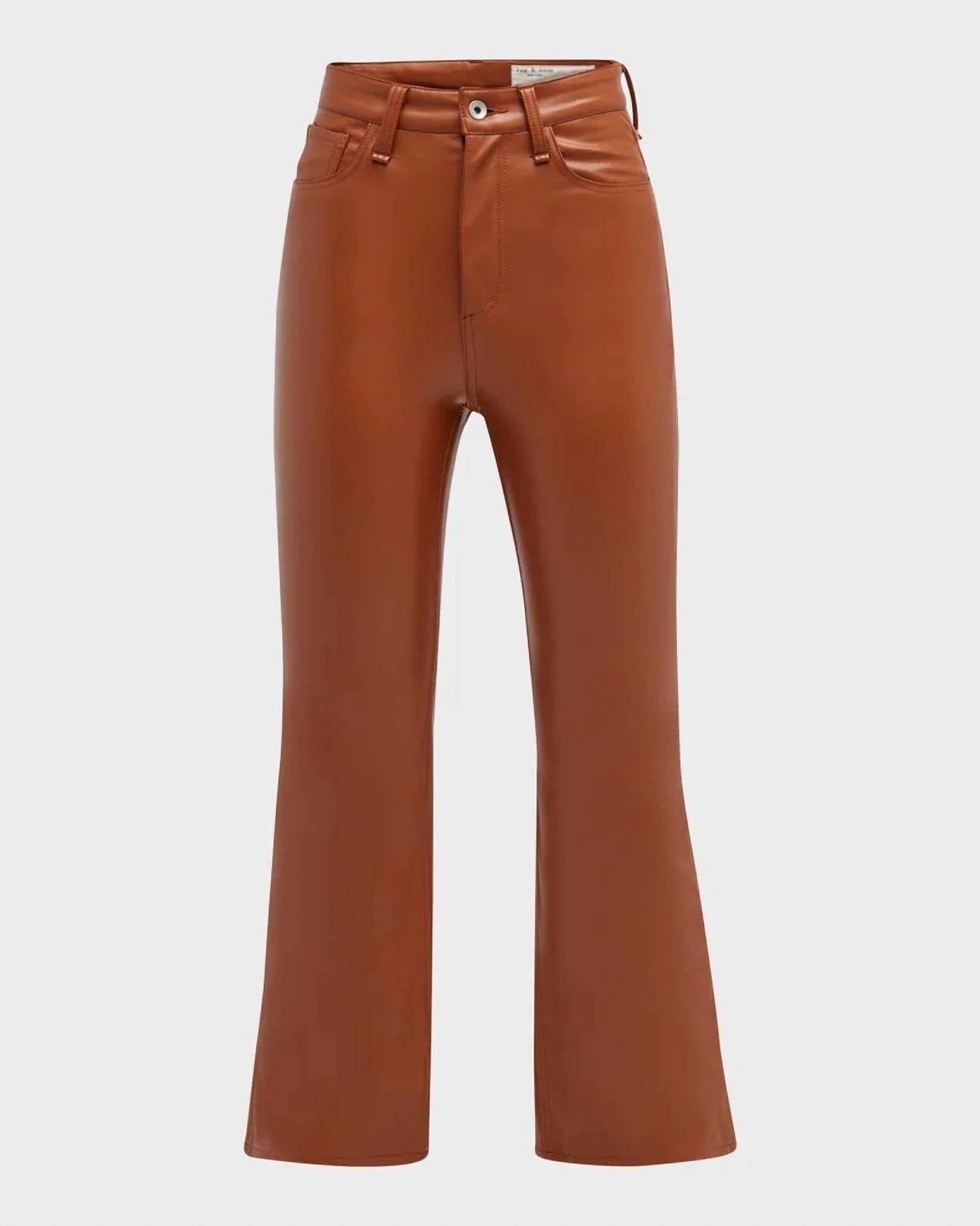 Rag & Bone - CASEY FAUX LEATHER FLARE PANTS