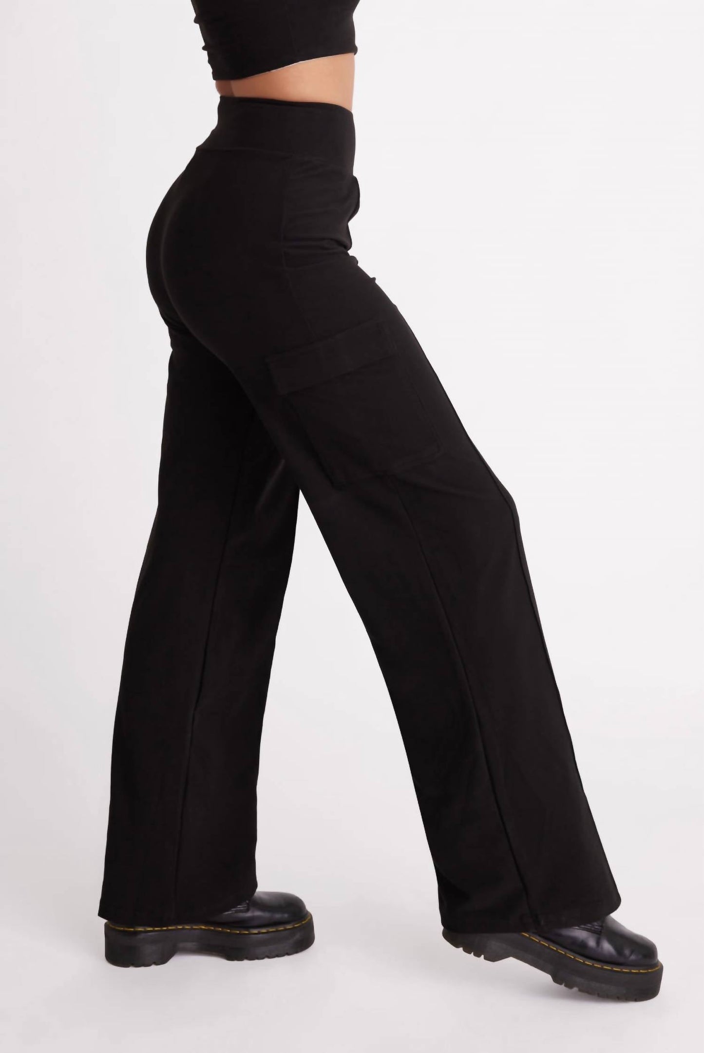 Wolven - Four-way Stretch Onyx Cargo Pant