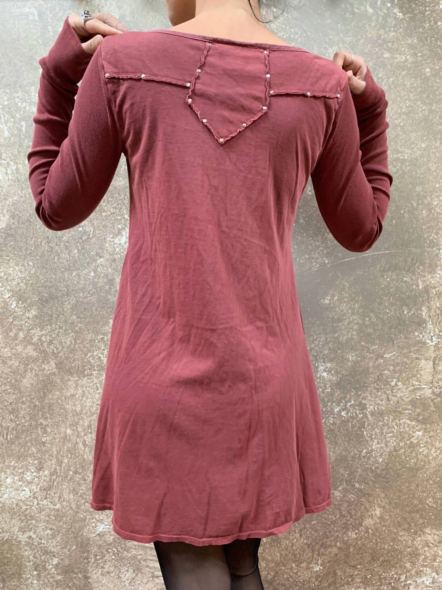 Tough Luv - Vintage Acid Mineral Wash Fit & Flare Dress