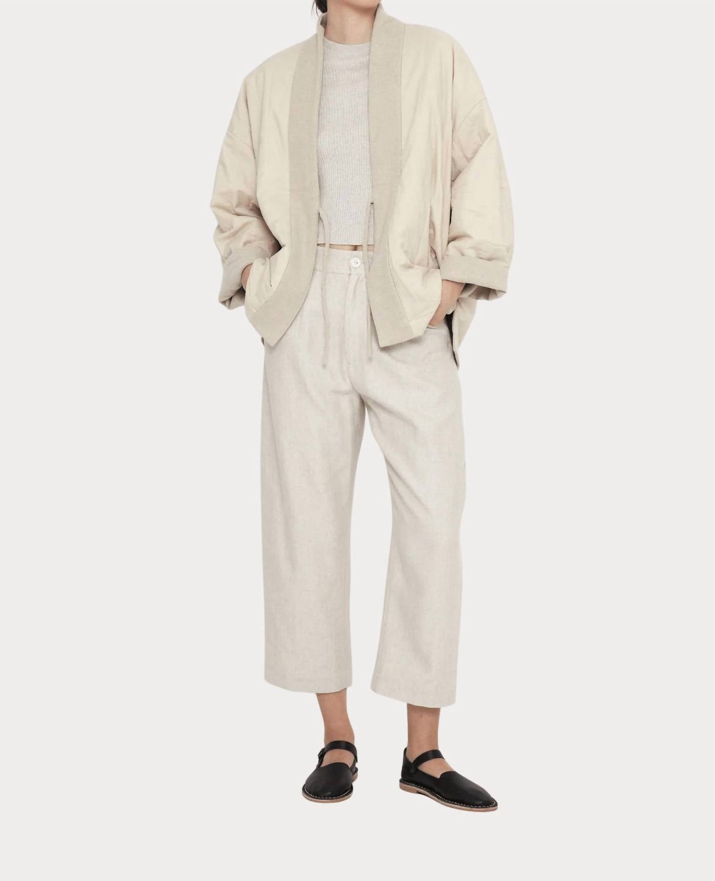7115 By Szeki - Reversible Quilted Jacket