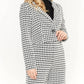 Frank Lyman - Cropped Houndstooth Knit Jacket
