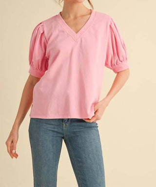 Jodifl - Macy Gray Puff Sleeve Sweater