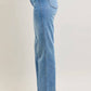 Judy Blue - Mid Rise Tummy Control Straight Jeans