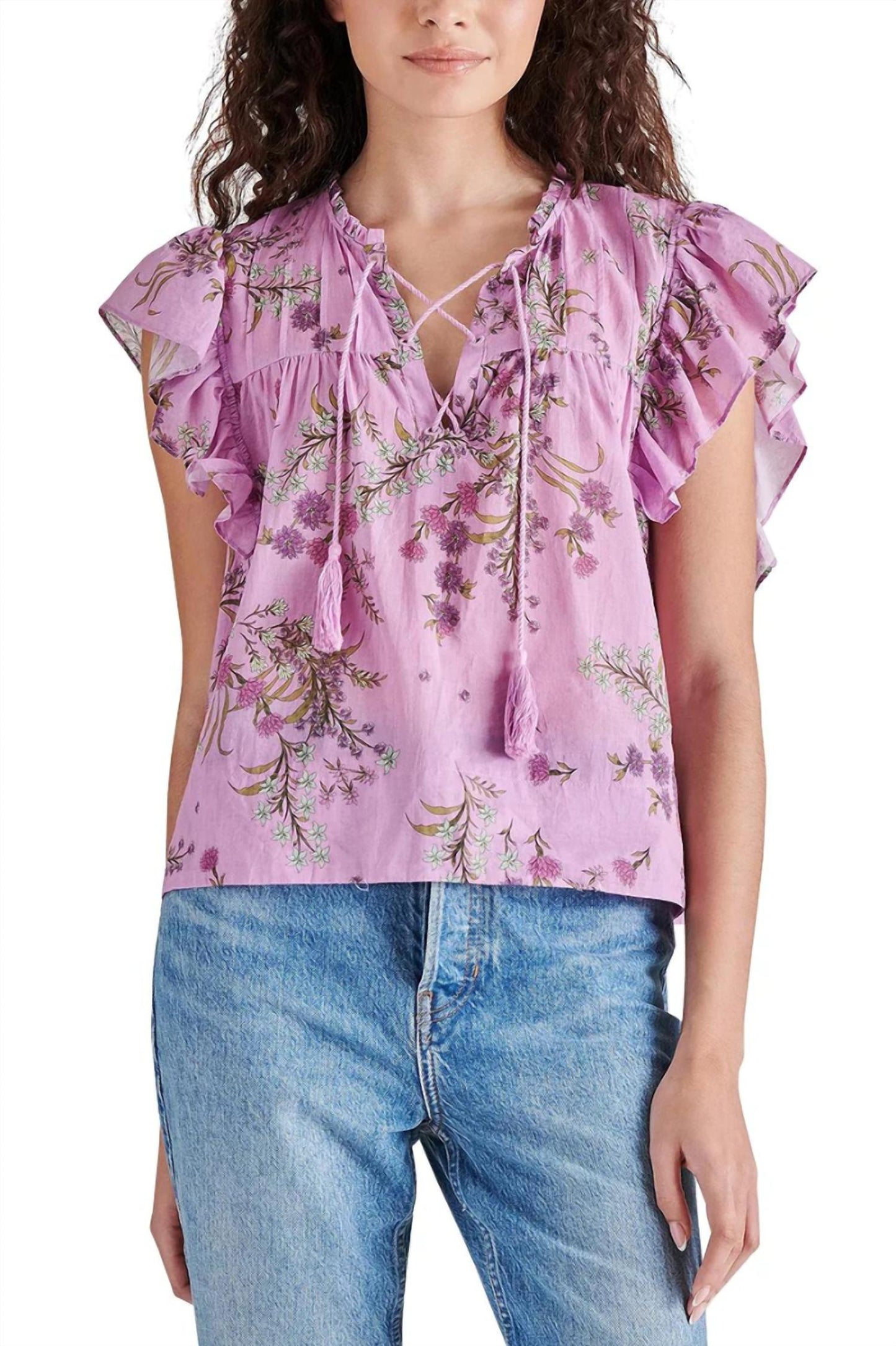 Steve Madden - Bellamy Ruffl Sleeve Top