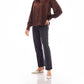 Fifteen Twenty - Sienna Button Front Shirred Blouse