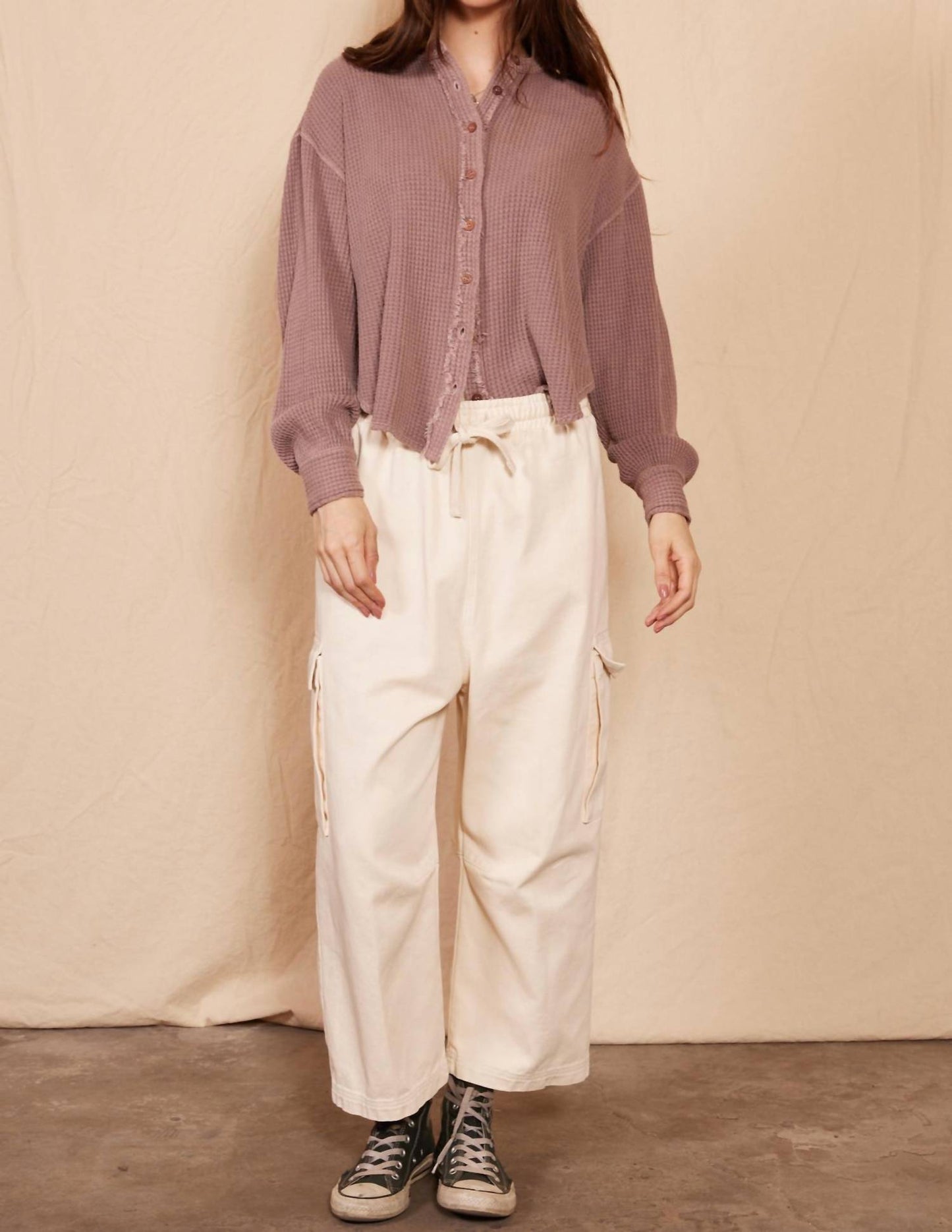 People Of Leisure - Quinn Waffle Top