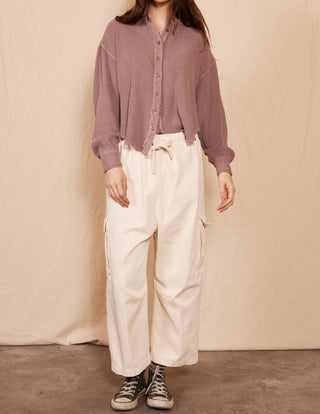 People Of Leisure - Quinn Waffle Top