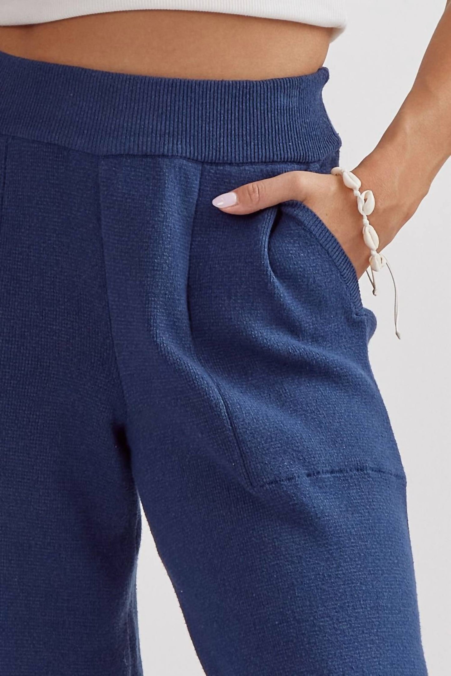 Entro - Knit High Waisted Joggers