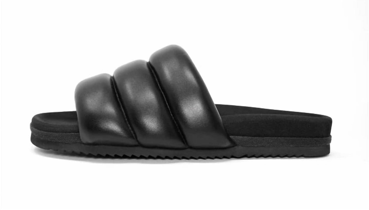 Roam - Women's Puffy Sandals With Vegan Leather