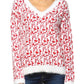White Mark - Women's Leopard Sweater