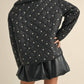 Klesis - Polkadot Embroidered Quilted Jacket