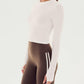 Splits59 - Louise Rib Long Sleeve Crop Top