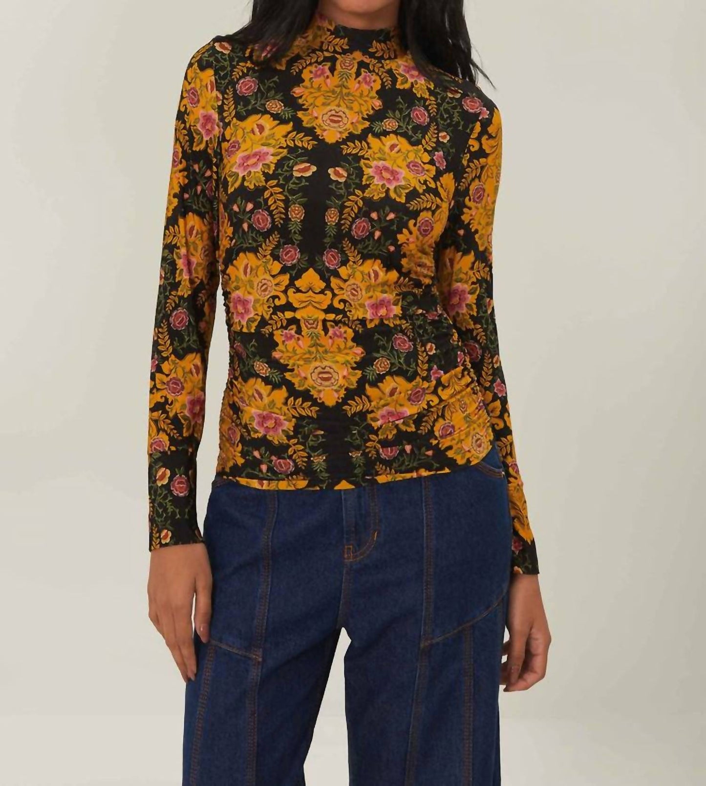 Farm Rio - Arabesque Floral Jersey Top