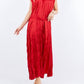 Paparazzi By Biz - Satin Broomstick Long Dress With Waist Tie