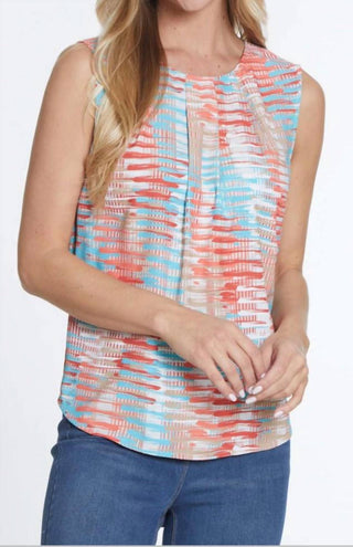 Multiples - Button Back Sleeveless Top