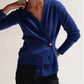Cissa - Wrap Long Sleeve Cardigan