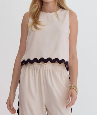 Entro - Ric Rac Top and Pants Set