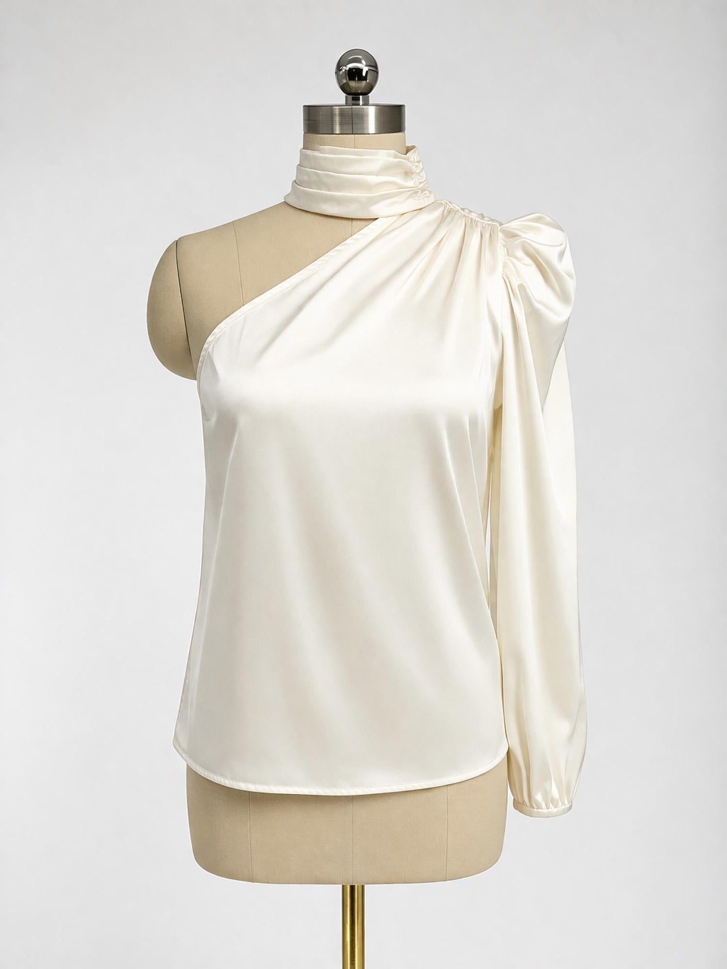 Generation Love - Rosario One Shoulder Silk Blouse