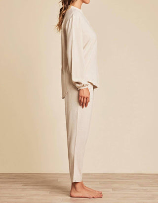 Barefoot Dreams - Linen Blend Long Sleeve Blouse