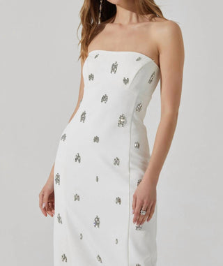 Astr - Camryn Embellished Midi Dress