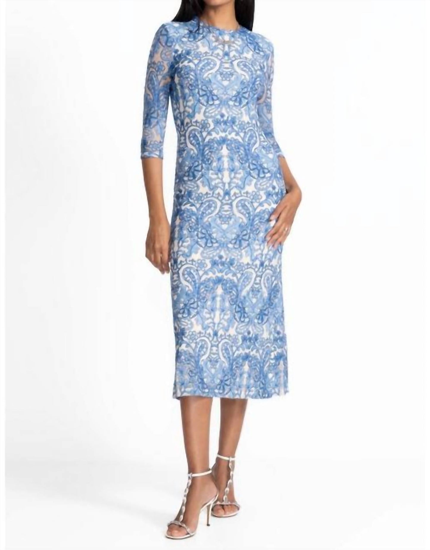 Johnny Was - WYNIFRED MESH MIDI DRESS