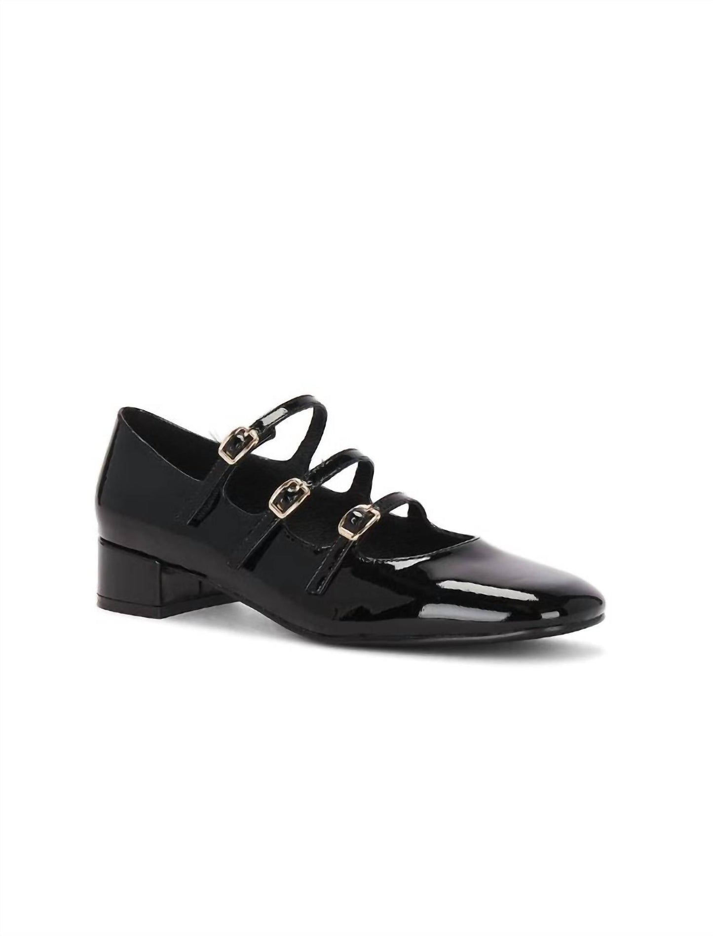 Jeffrey Campbell - Marcie Mary Jane Leather Heel Pump
