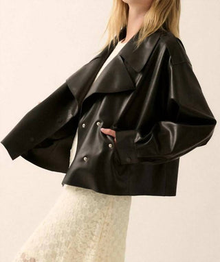 Promesa - Vegan Double Breasted Motorcycle Jacket