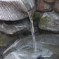 Indoor Outdoor Stone Water Fountain - 4 Tier Polyresin with LED Light