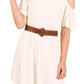 Umgee - Cold Shoulder Butterfly Sleeve Dress