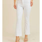 Just Black Denim - High Rise Tonal Crop Flare Short Jeans