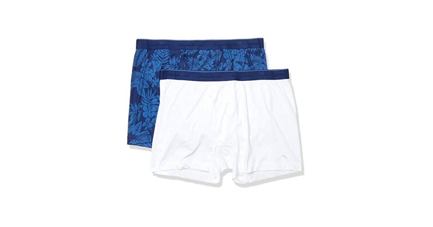 Tommy Bahama - Men's 2-pack Mesh Tech Retail Boxed Boxer Brief Underwear