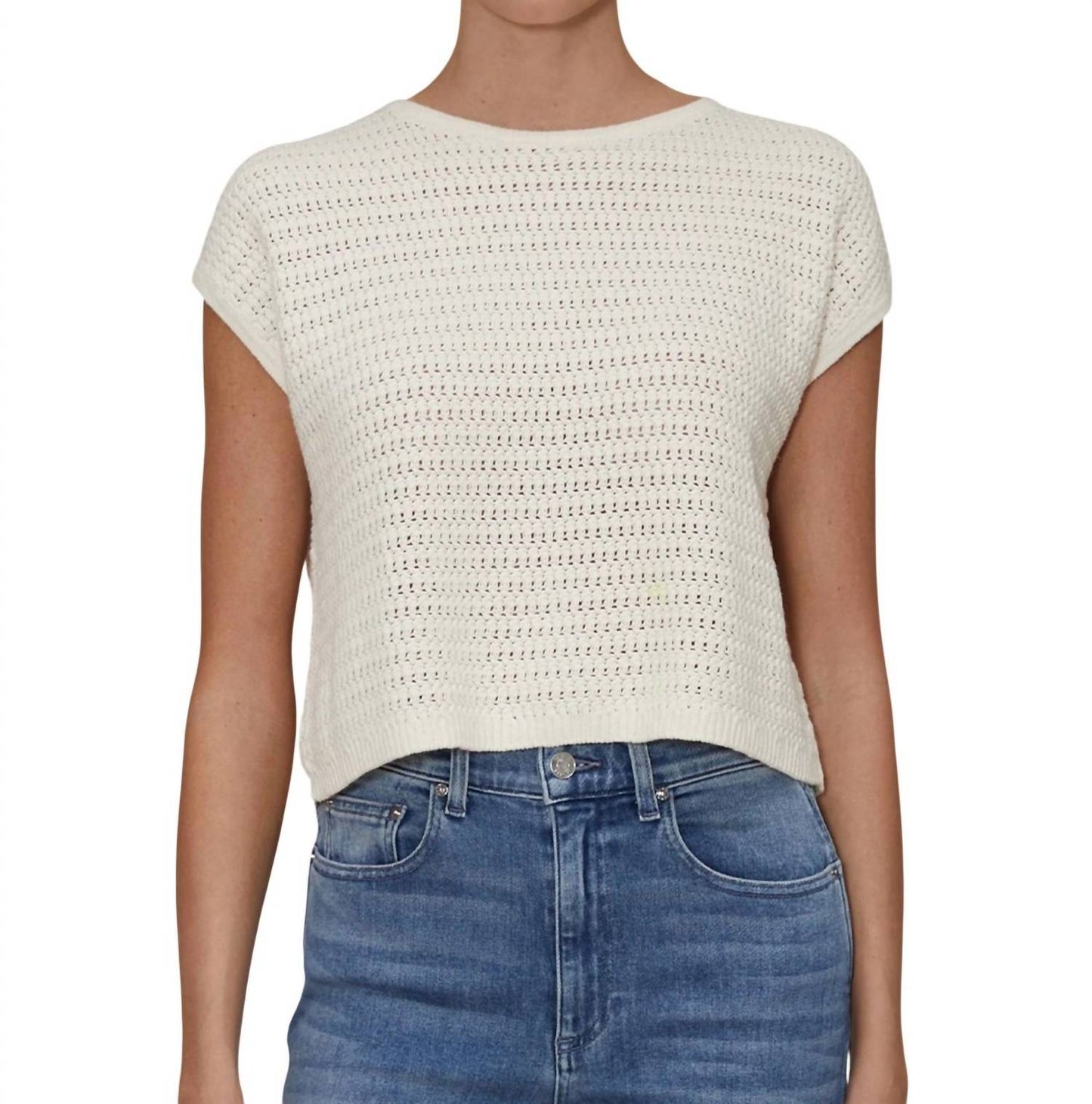 Le Jean - Crochet Muscle Tee Sweater