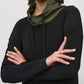 Joseph Ribkoff - Asymmetrical Funnel Neck Long Sleeve Top