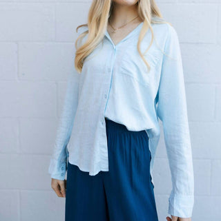 Z Supply - The Perfect Linen Button Top