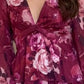 Meet Me In Santorini - Fuchsia Floral Print Mini Dress