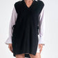 Elan - Sweater/Shirt Combo Dress
