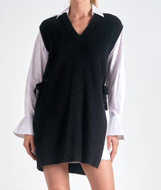 Elan - Sweater/Shirt Combo Dress