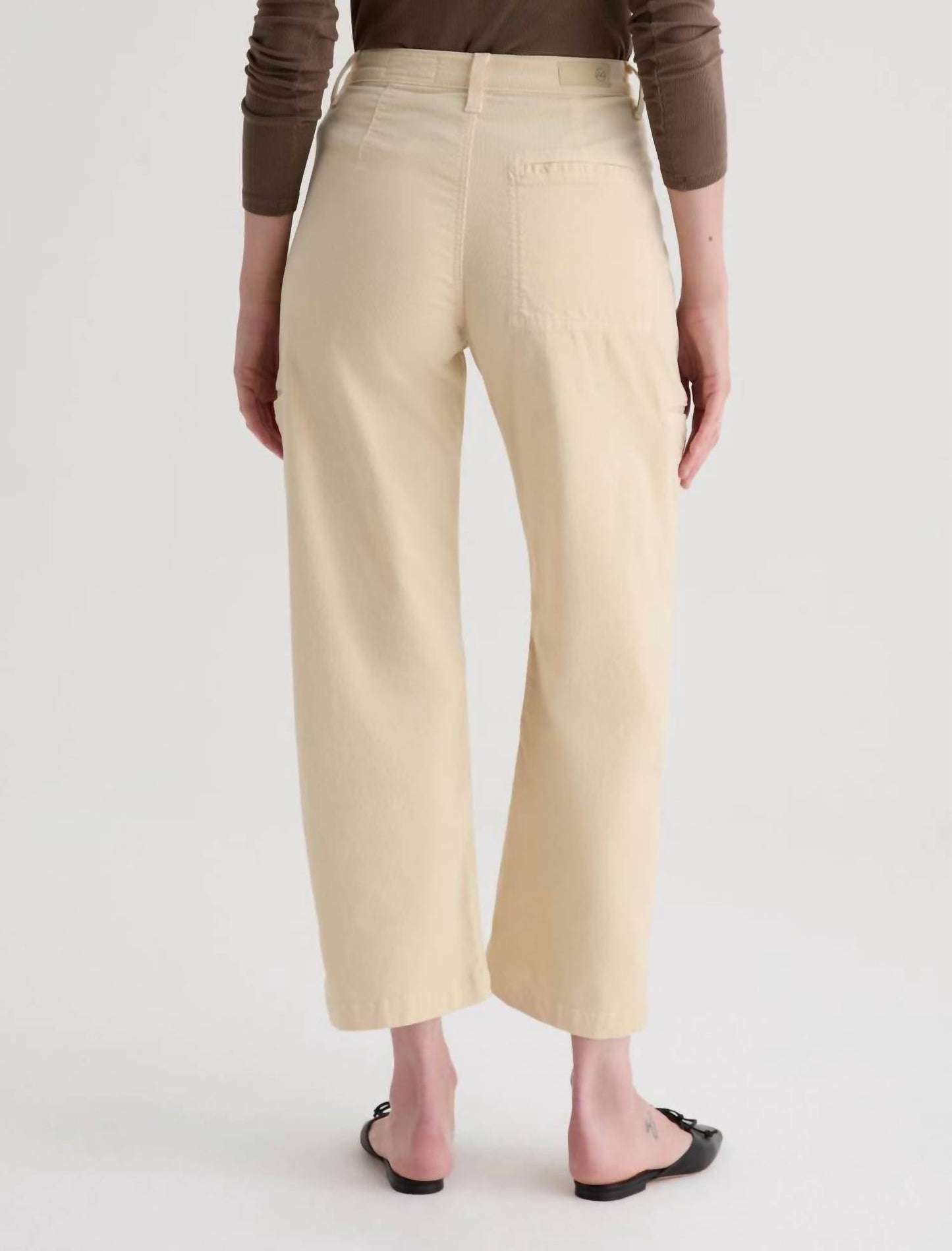 Ag Jeans - Hazal Corduroy High-rise Utility Barrel Jeans