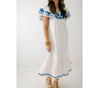 Thml - Blossom Embroidery Dress - Plus