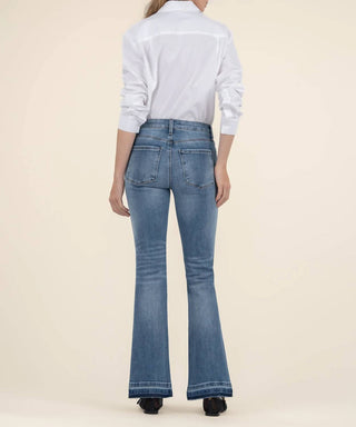 Kut From The Kloth - Stella High Rise Flare Released Hem Jeans