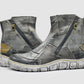 Kcr Group - Women's Original Wool-lined Zip-up Leather Boots